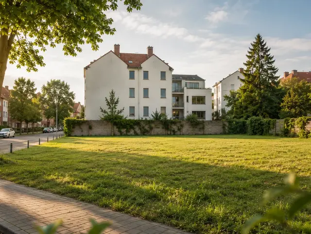 Innerstädtisches Baugrundstück in der Lutherstadt Wittenberg in einem gewachsenen Wohngebiet mit guter Infrastruktur und kurzen Wegen zur Innenstadt.