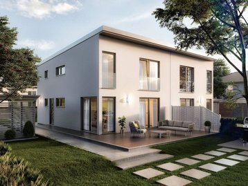 Doppelhaus-Aura-136-Pultdach-Garten