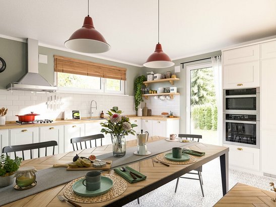 Küchenansicht im Flair 152 RE